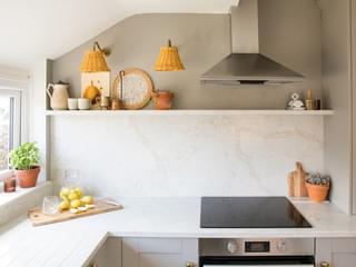 Neutral and Gold Worktops