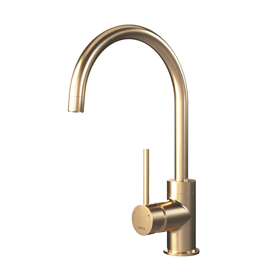 Courbe Curved Spout Gold Brass