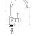 Courbe Curved Spout Size Guide