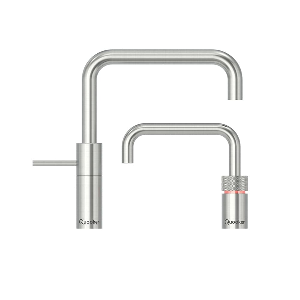 Nordic Square Twin Taps PRO3 Stainless Steel