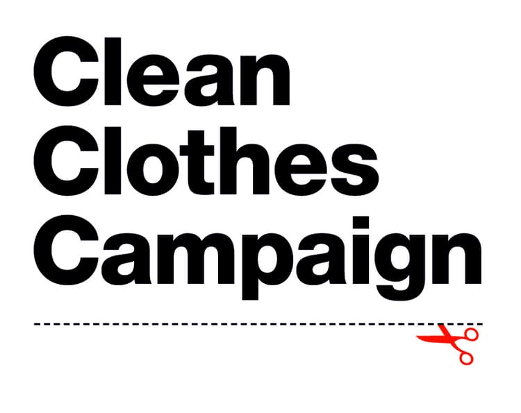 Image shows the logo of Clean Clothes Campaign.