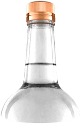 Tito's Vodka bottle cutout