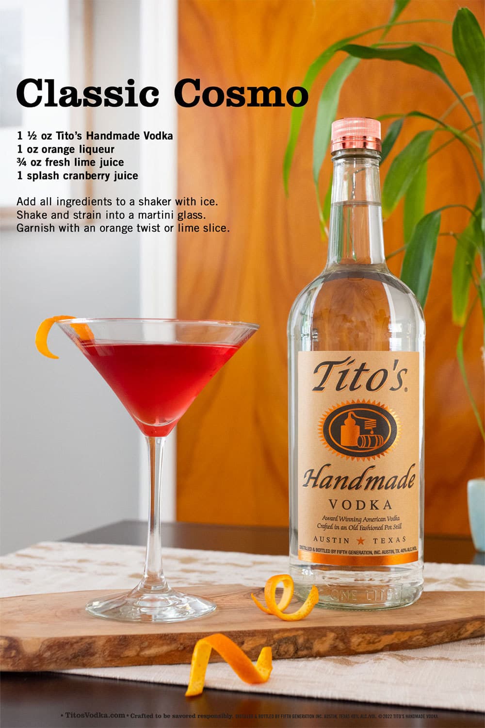 Tito S Classic Cosmo Recipe