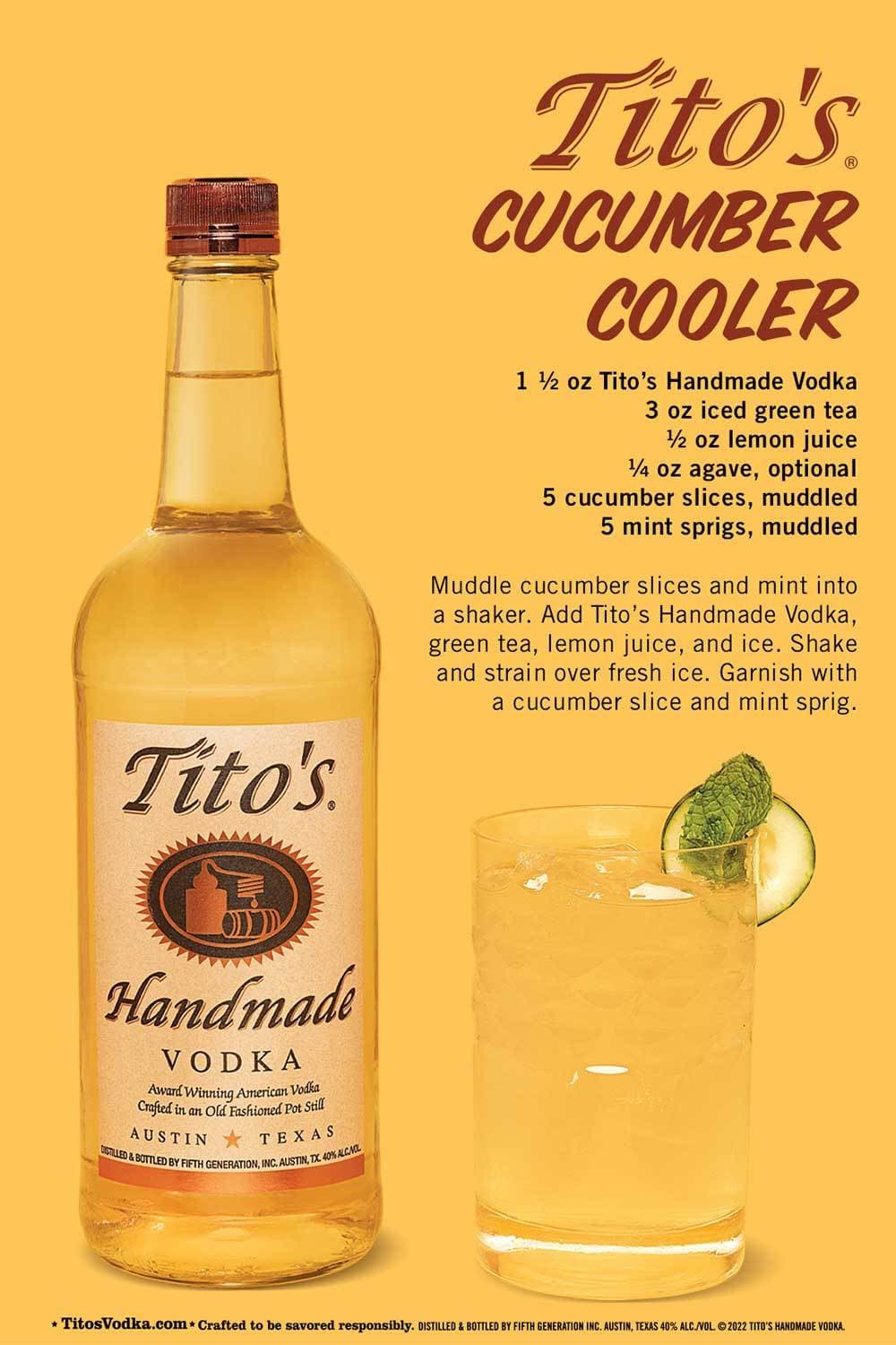Tito’s Cucumber Cooler Tito's Handmade Vodka