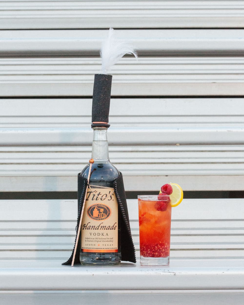 Tito's Vodka tailgate Red Zone cocktail