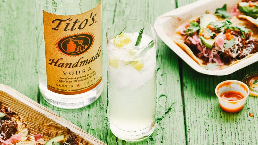 Tito's Sweet Grass Rickey