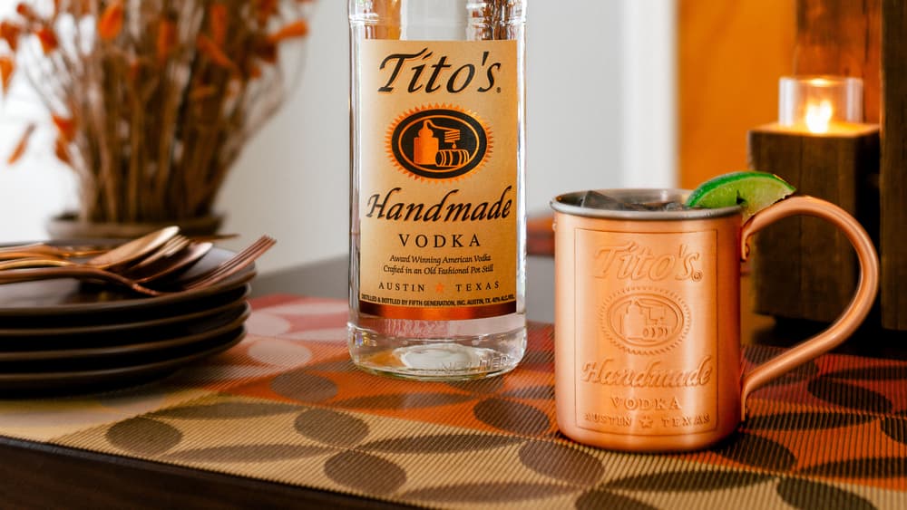 Tito's Cranberry Mule