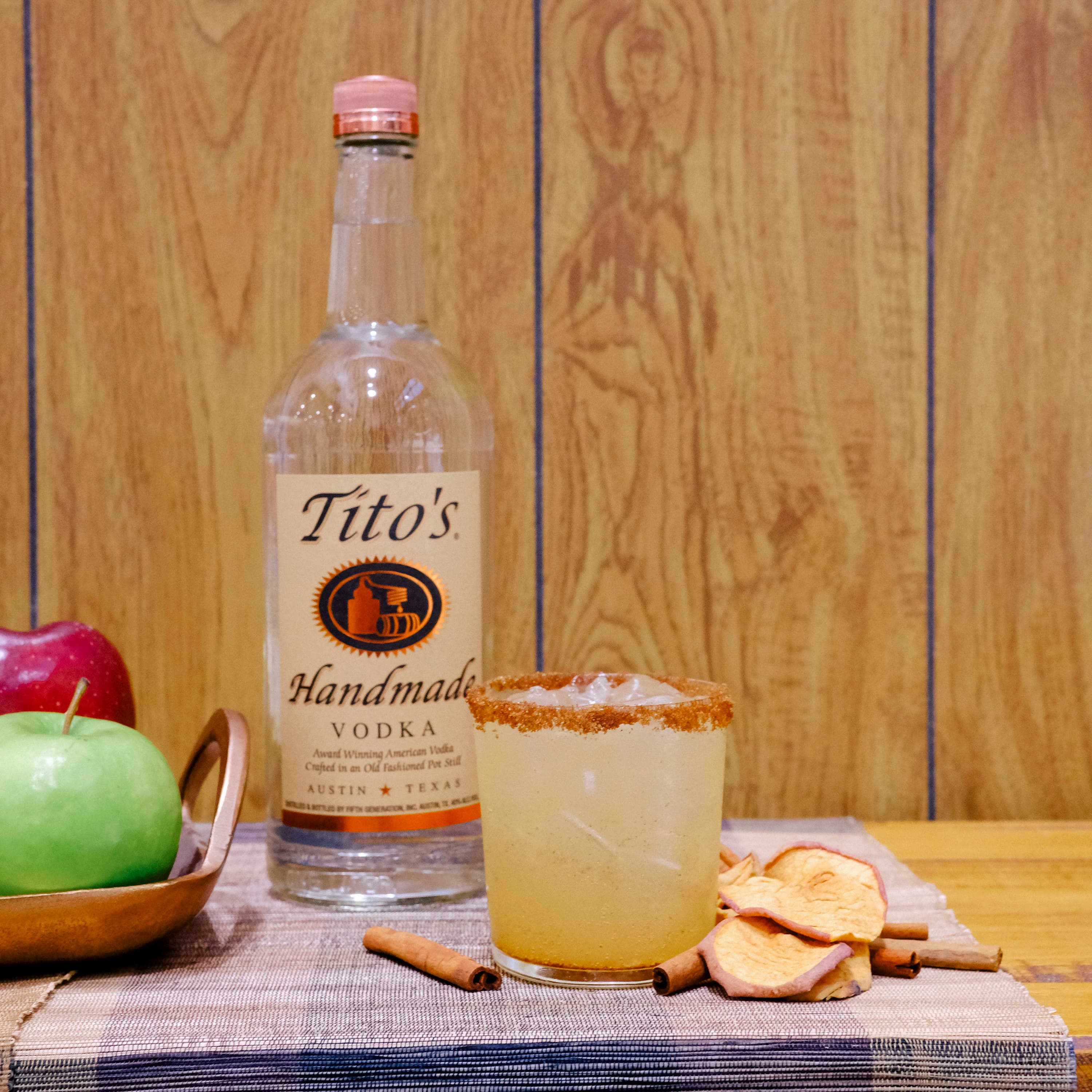 Tito's Vodka Fallen Apple Cocktail