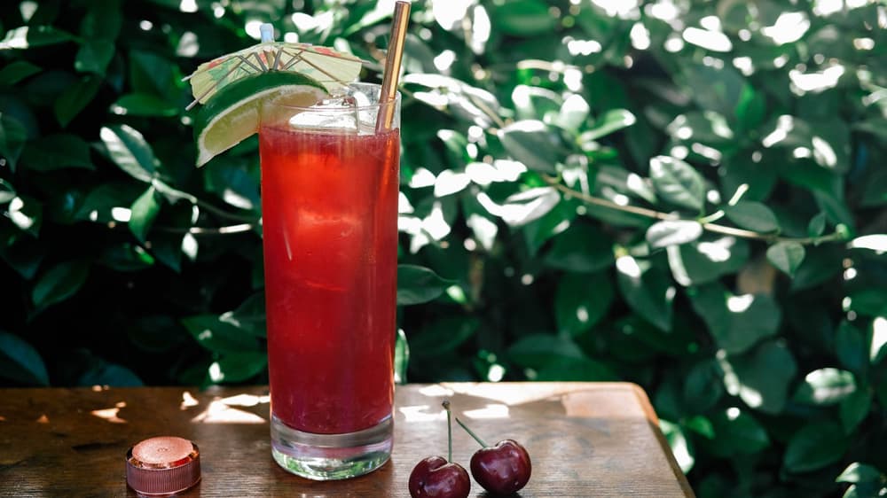 Titos Vodka Cherry Limeade Fizz