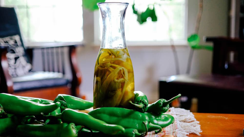 Titos vodka hatch chile infusion