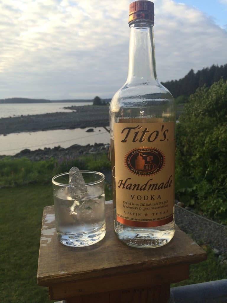 A Story About Tito's Handmade Vodka Over Glacial Ice in Alaska