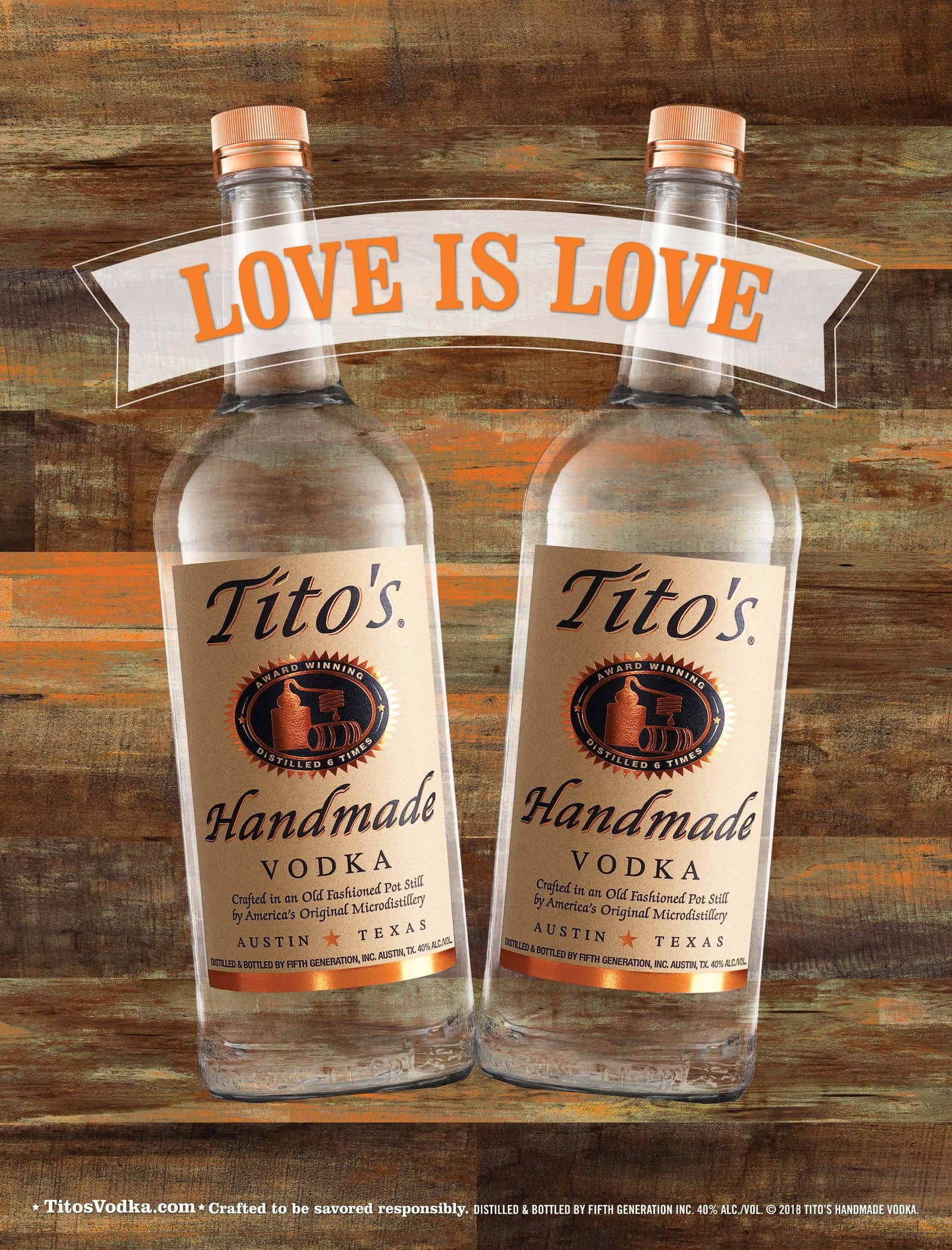 Tito's Vodka Love is Love Graphic
