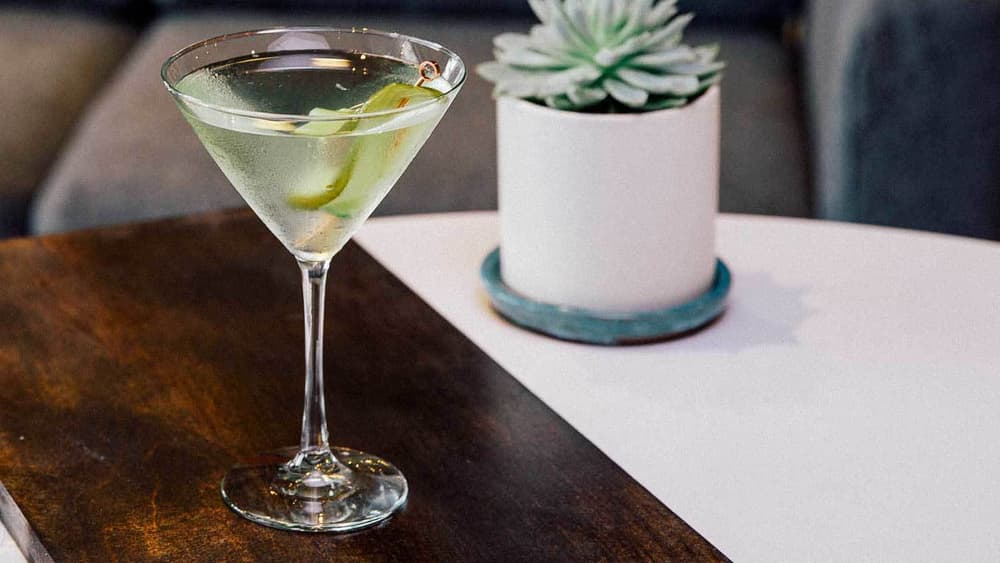 Titos Vodka Pickle Martini