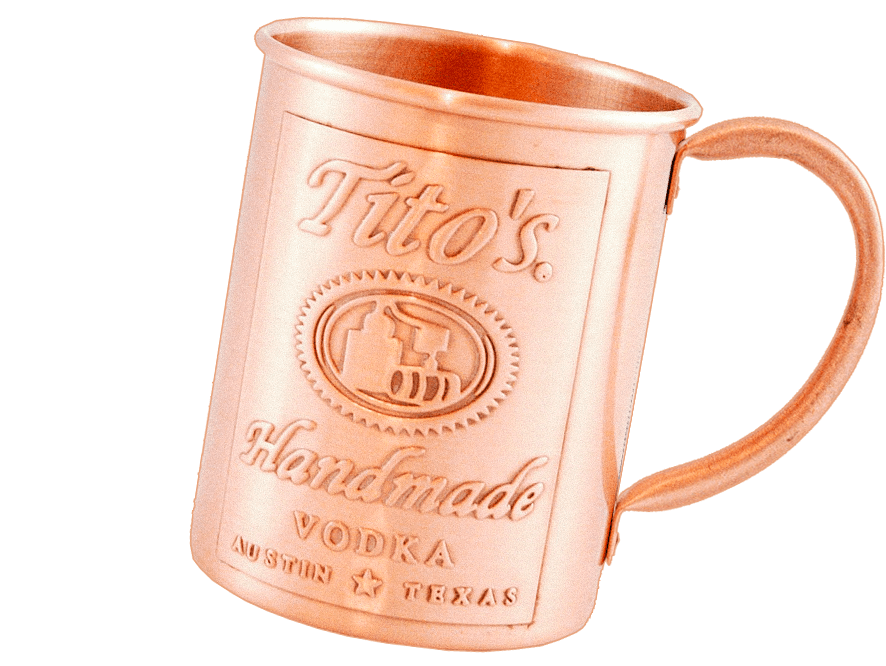 Tito's Vodka Copper Mug