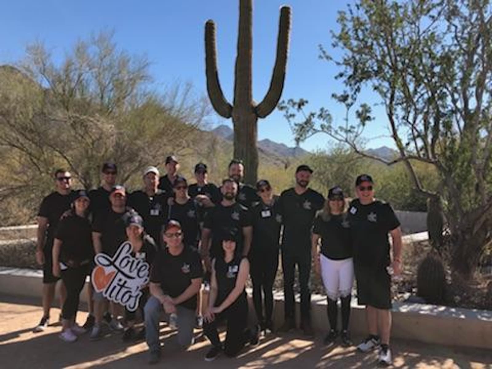 Tito's Vodka Volunteers at McDowell Sonoran Conservancy
