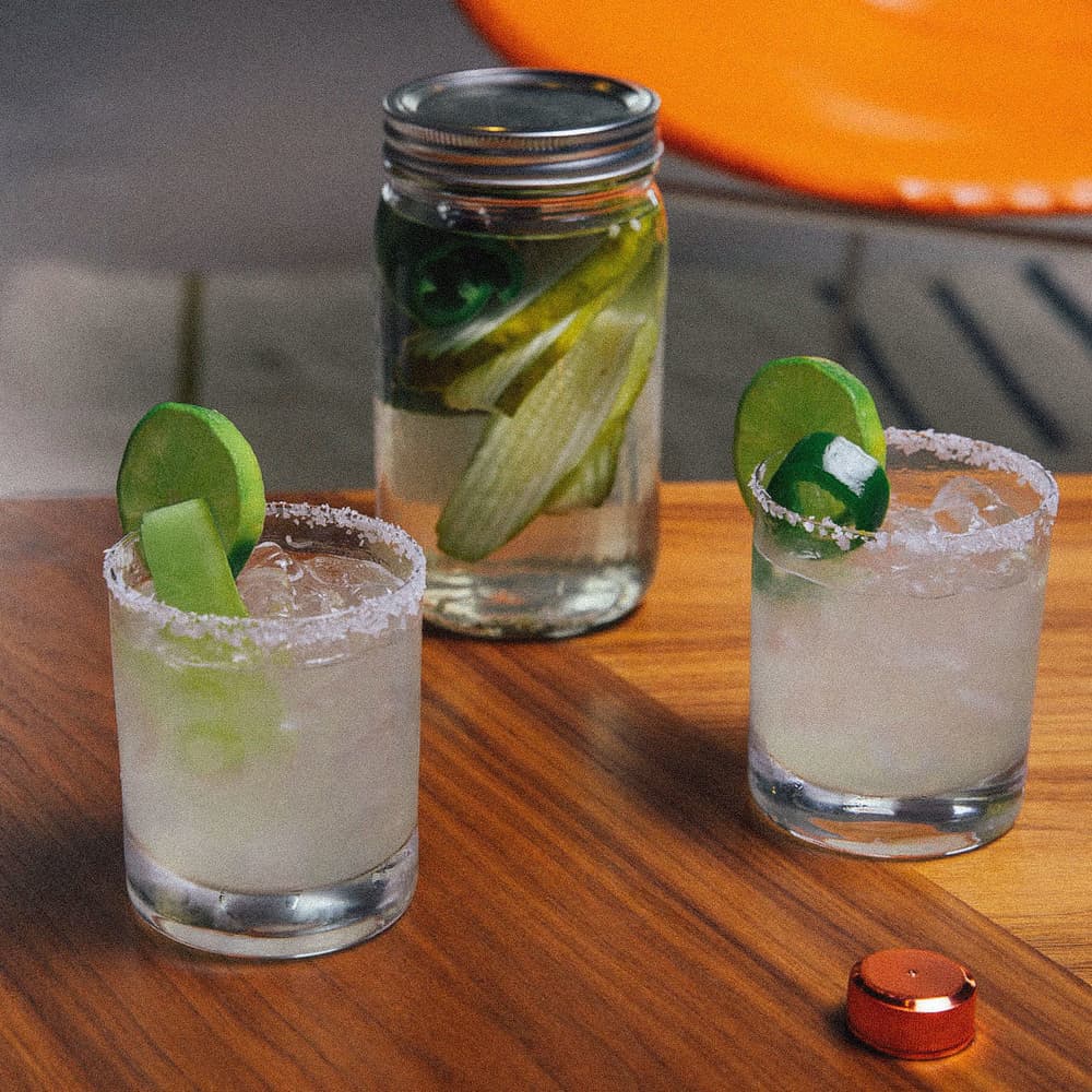 Tito's Pickle and Jalapeno Rita