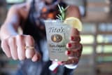 Tito's Vodka cocktail and VODKA ring