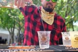tito's vodka cocktail pouring at lollapalooza