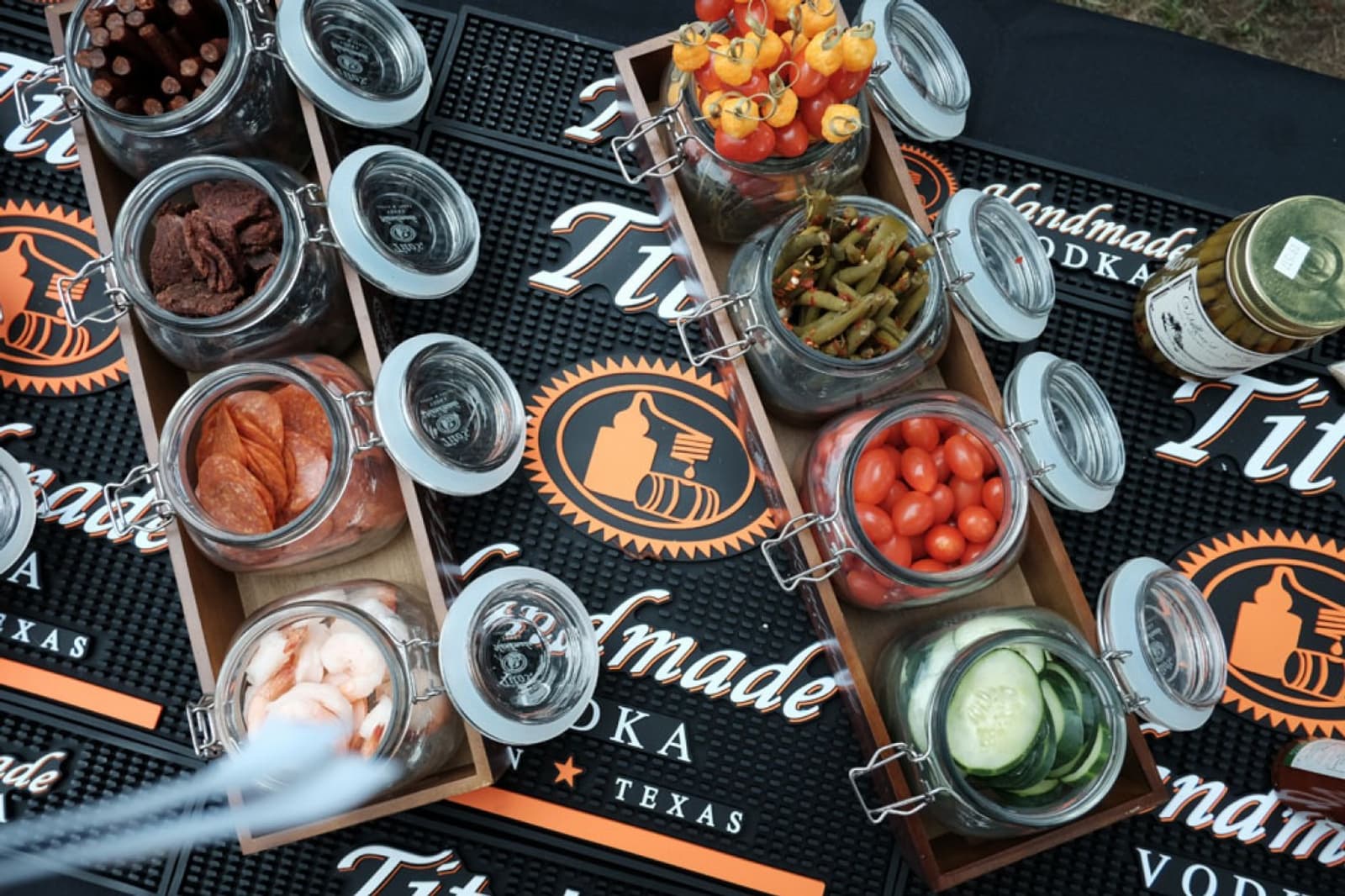 Tito's Vodka Austin City Limits bloody mary bar