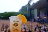 tito's vodka cocktail at lollapalooza