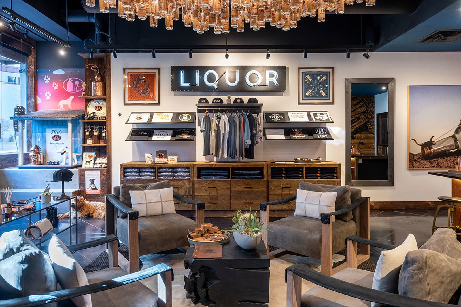 Love, Tito's Retail Store Interior
