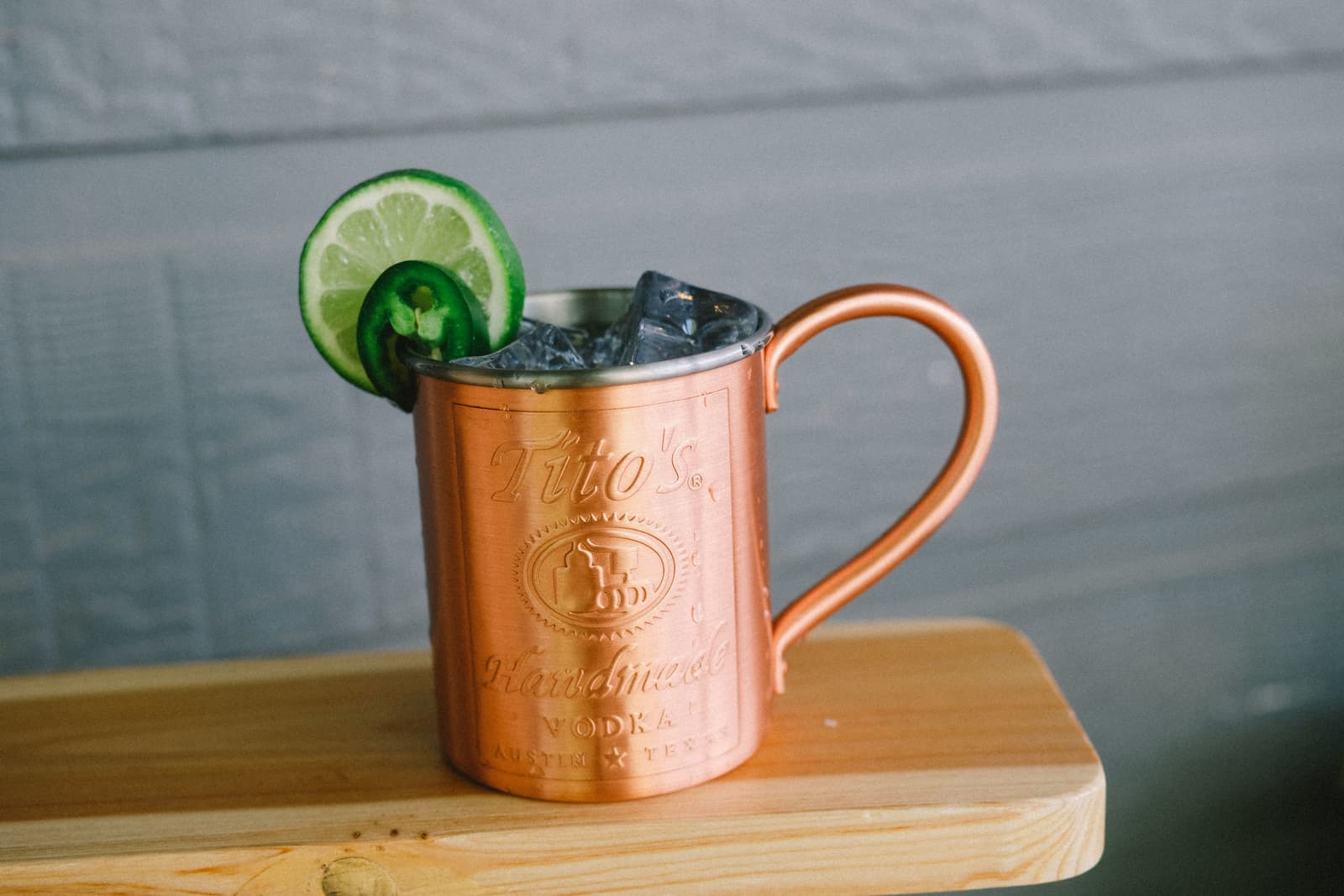 TIto's jalapeno infusion moscow mule