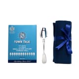 12-piece silverware roll for storing silver teaspoons