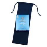 Blue drawstring silverware storage bag