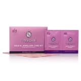 Gold and jewellery care kit for cleaning gold jewellery