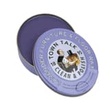 Lavender old-fashioned floor wax and furniture wax in a tin