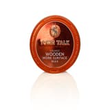 Orange wood wax in a tin by Town Talk Polish Co.