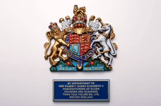 Royal Warrant for Town Talk, a Royal Warrant Holder