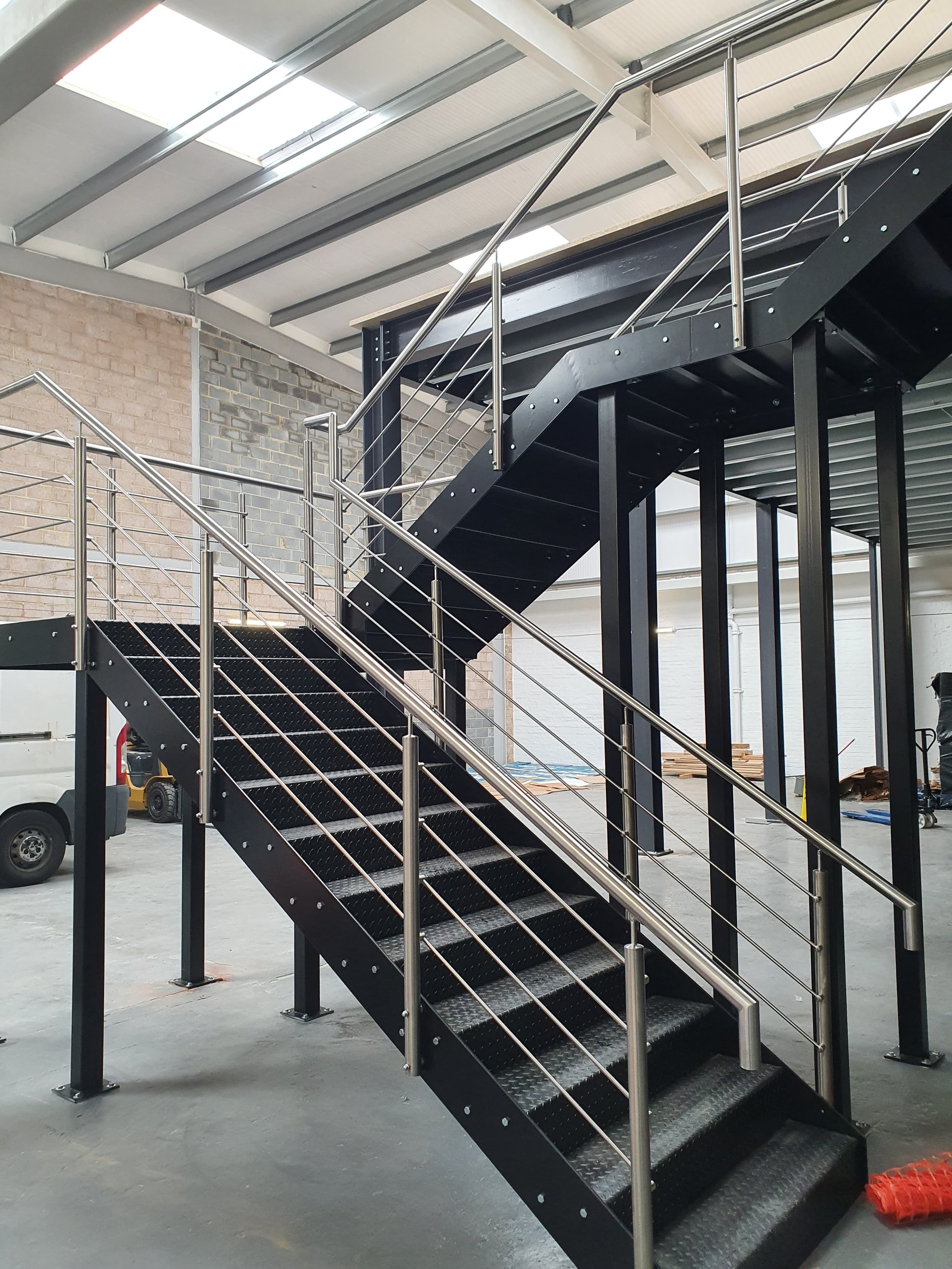 profile of mezzanine stairs