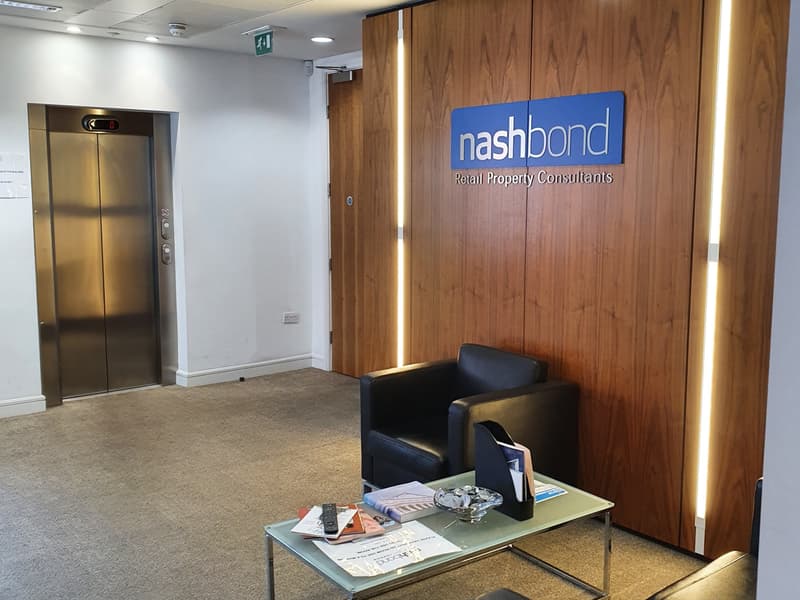 Wood panelled reception