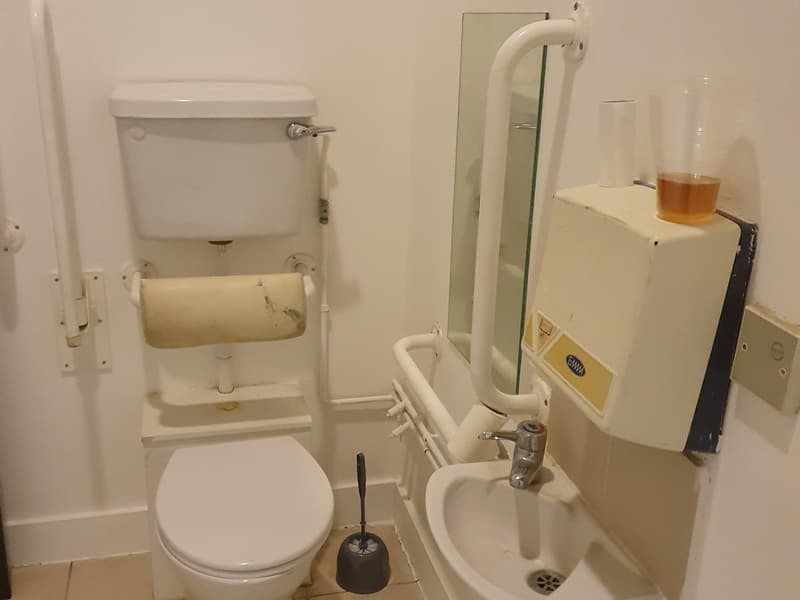 Dated disabled WC