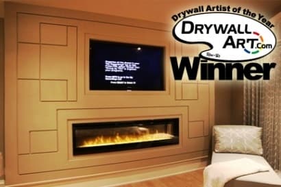 Bernie Mitchell awarded Trim-Tex 2014 Drywall Artist of the Year.