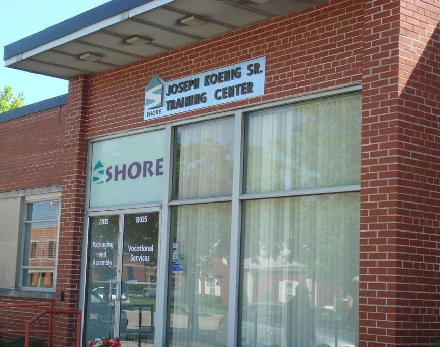 Shore Community Services has a training center where they package products, including Trim-Tex Abrasives.