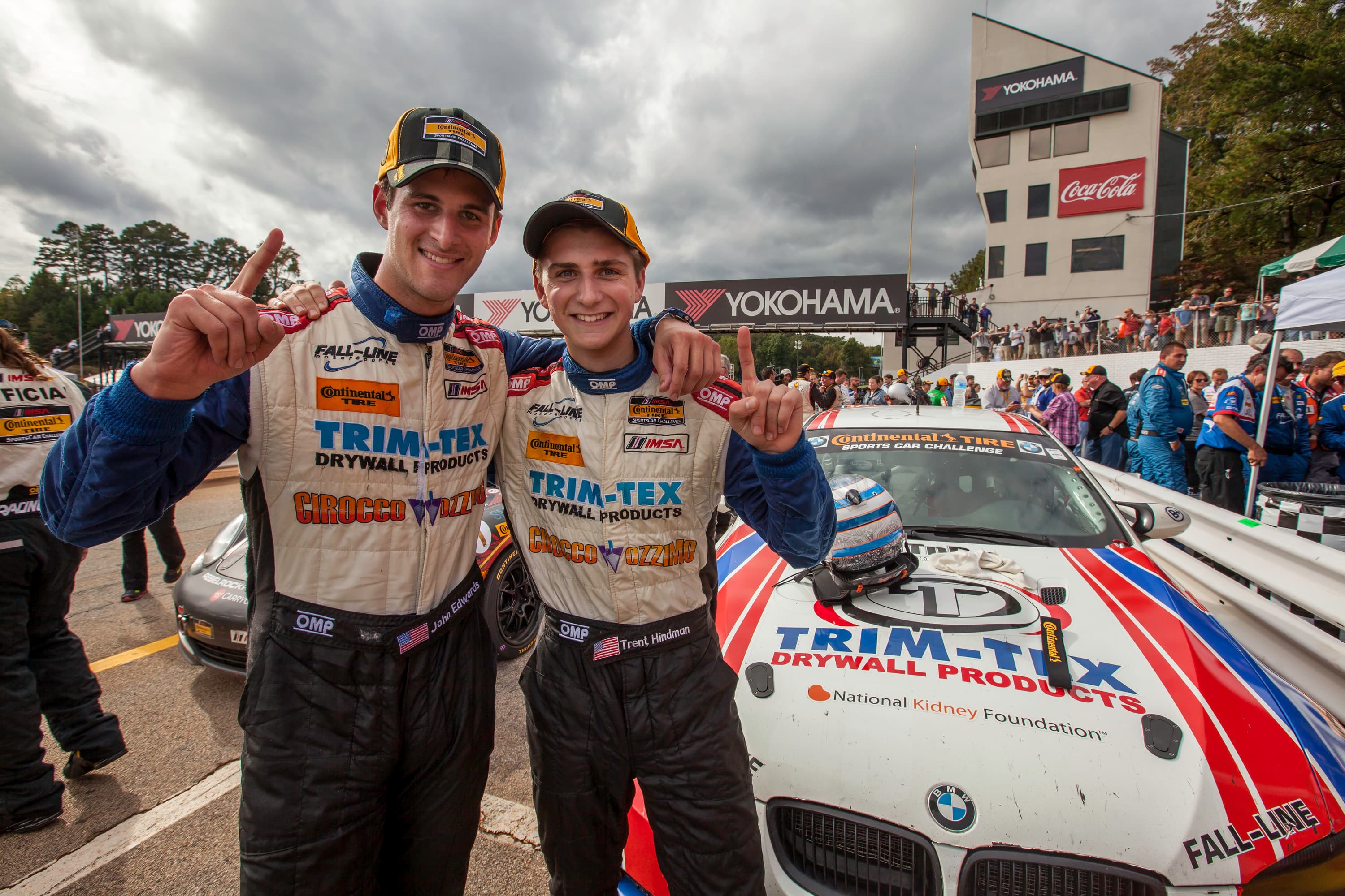 The Trim-Tex BMW drived by John Edwards and Trent Hindman won the Continental Tire SportsCar Championship in 2014.