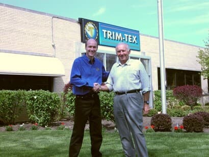 Joseph Koenig Sr. founder of Trim-Tex and son Joseph Koenig Jr., CEO and owner of Trim-Tex.