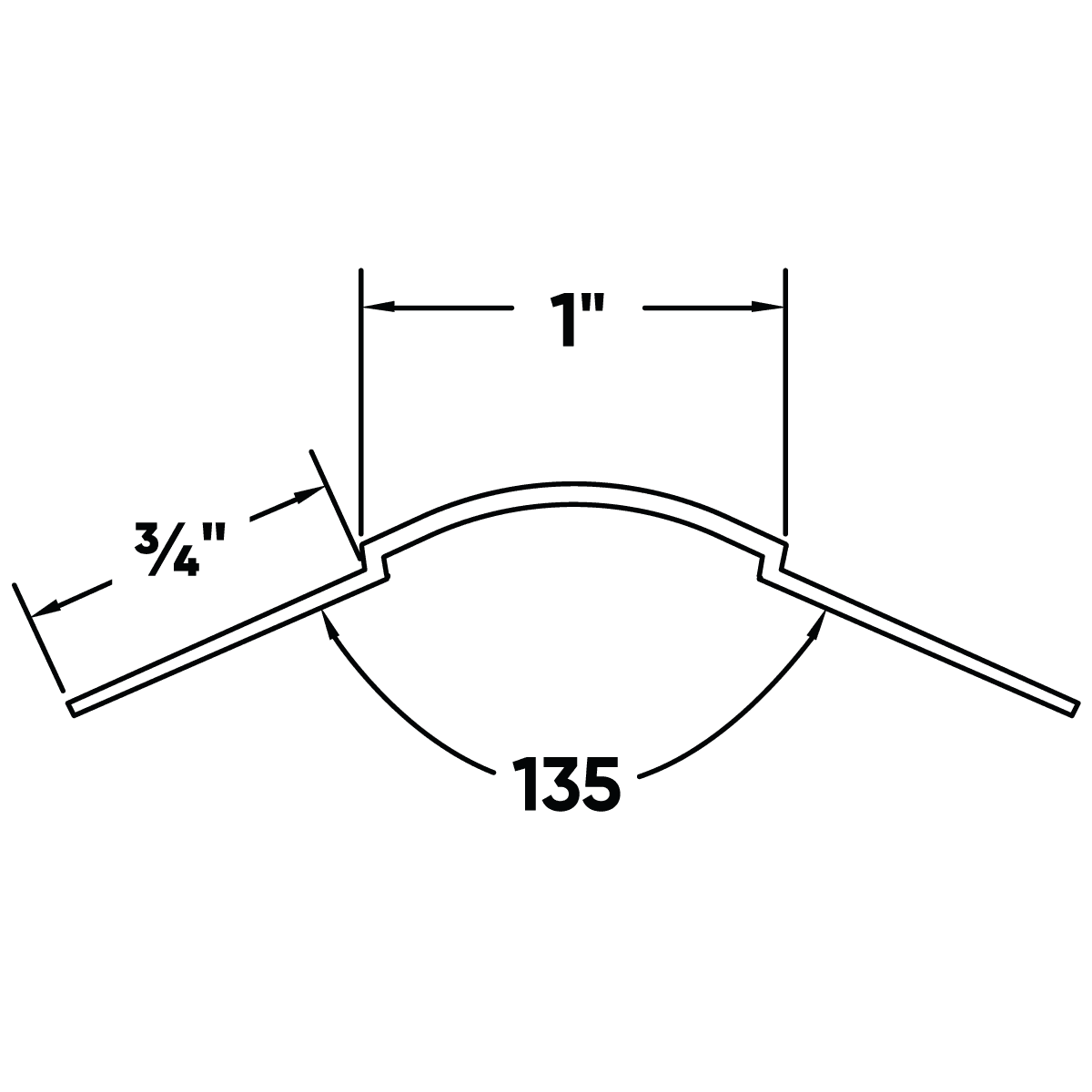 0 75in Bullnose Splayed Corner Bead Tech Spec R1
