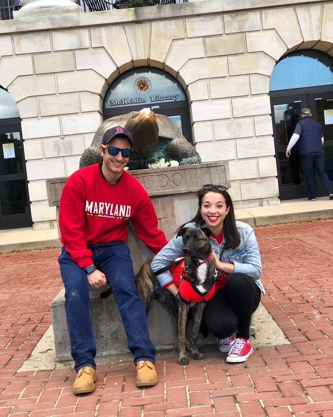 Photo of Terp couple Evan and Nicole Gutierrez