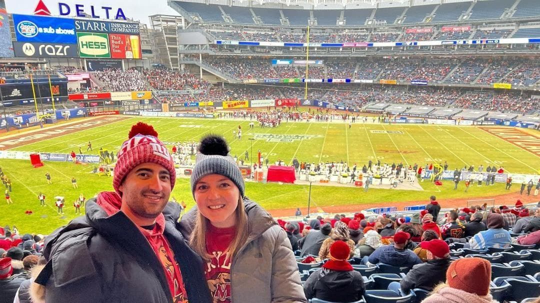 Photo of Terp couple Alison and Jeffrey Magid