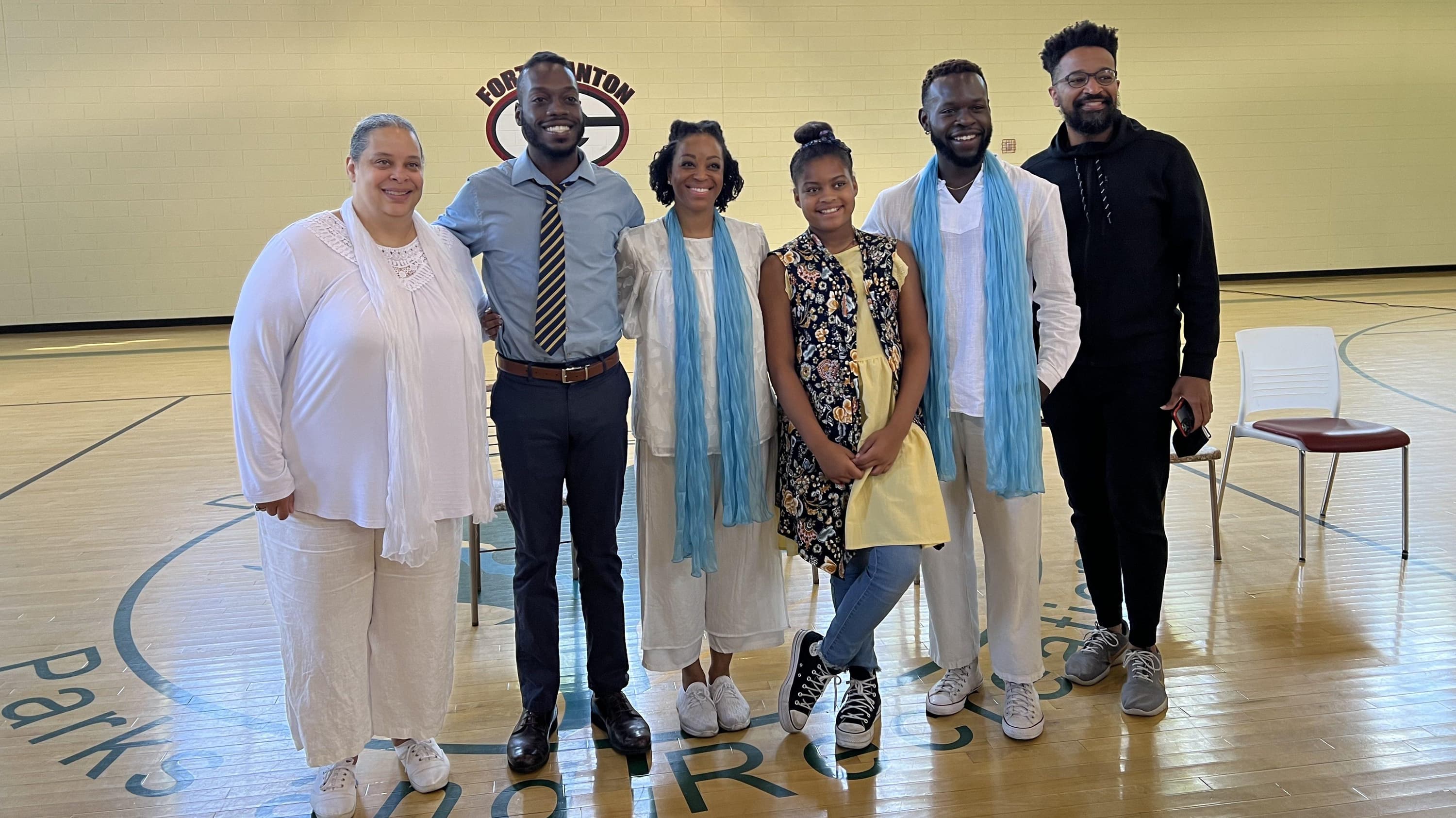 Jarrod with cast of Spirit Moves by Timothy Amukele and Jarrod Lee with IN Series