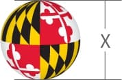 Flag seal layout sizing