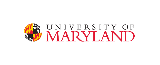An example of an incorrect logo: the primary logo with the colors of the Maryland flag flipped, and the word Maryland in maryland red