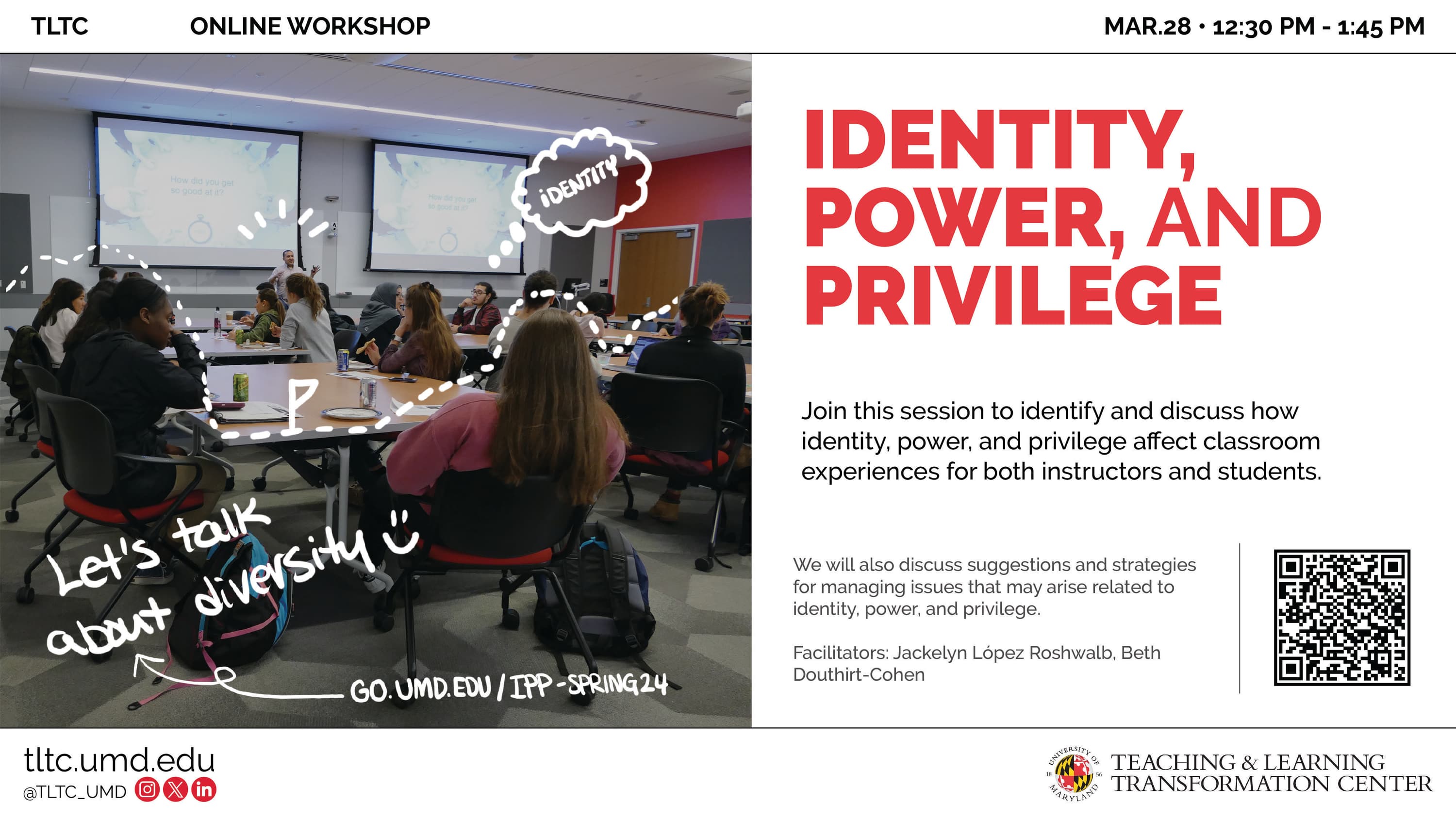 Identity, Power, and Privilege flyer