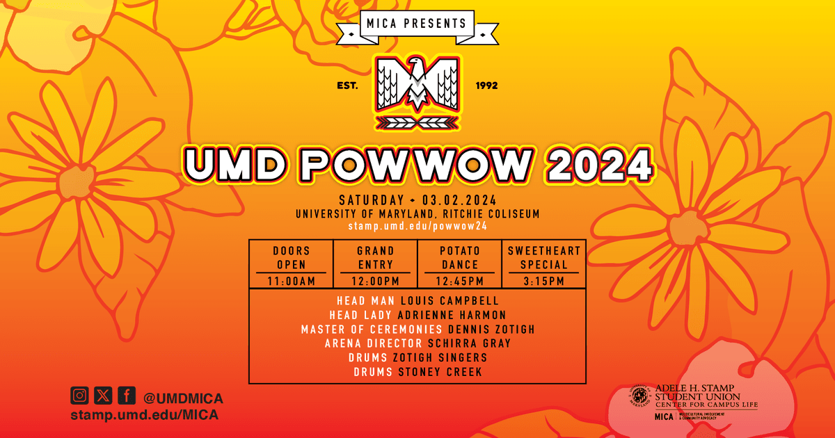University of Maryland Calendar UMD Powwow University of Maryland Calendar UMD Powwow