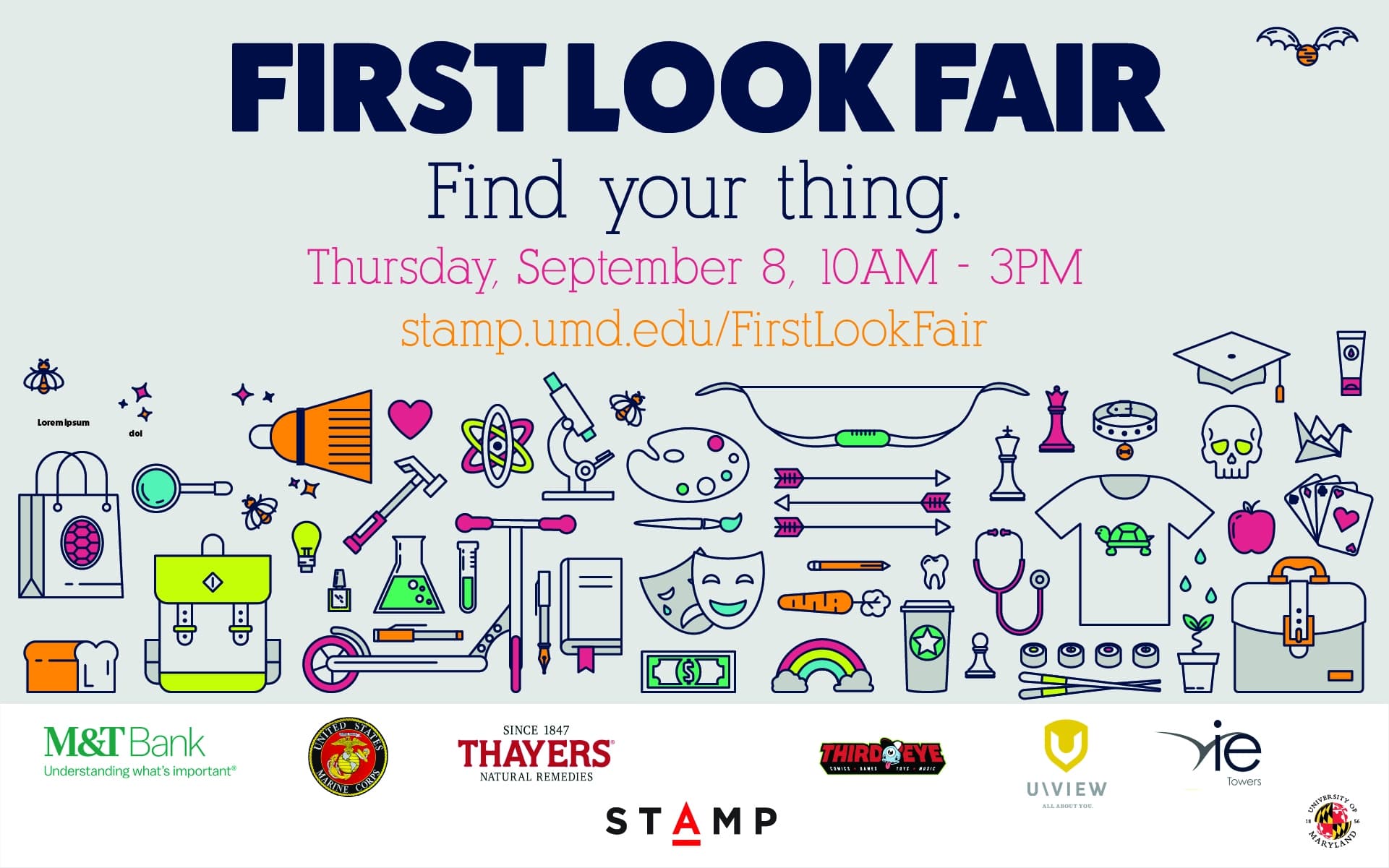Find your thing at the First Look Fair