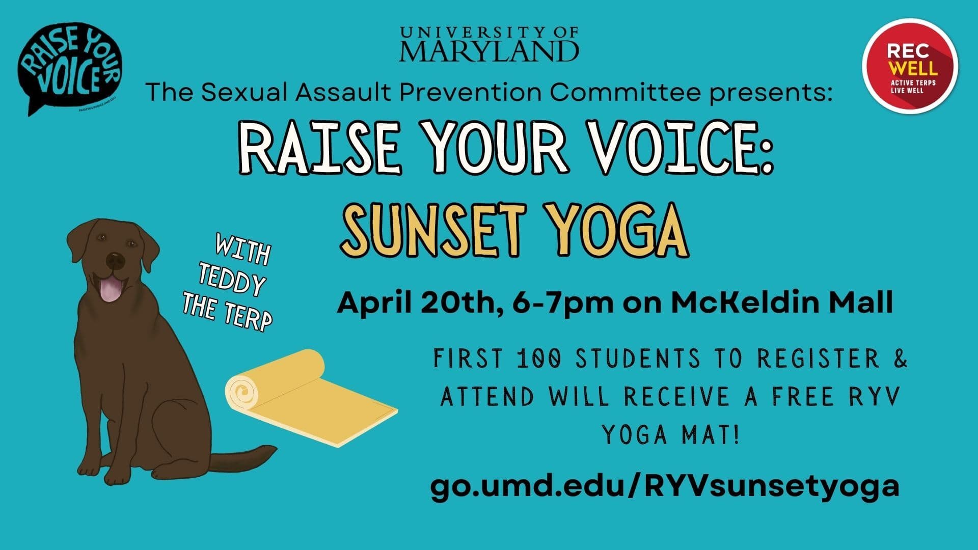 SAPC Event Raise Your Voice: Sunset Yoga