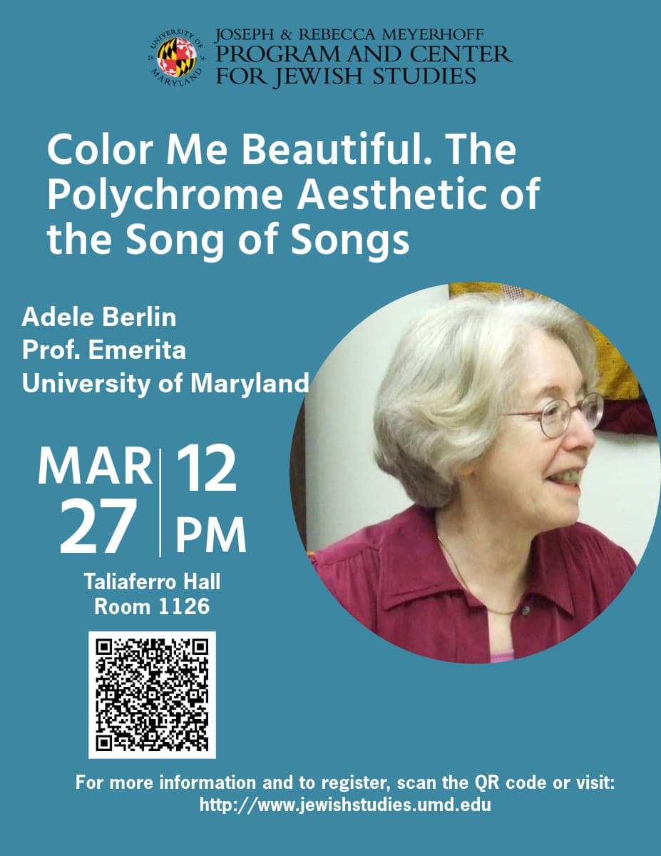 Color Me Beautiful Flyer with Adele Berlin